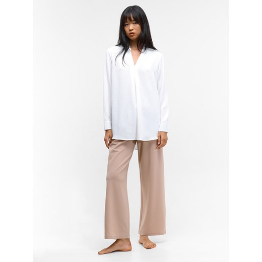 Bluzka damska Gate z dekoltem w serek z długim rękawem 