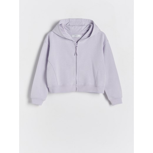 Reserved - Bluza z kapturem - lawendowy Reserved 164 (13 lat) wyprzedaż Reserved