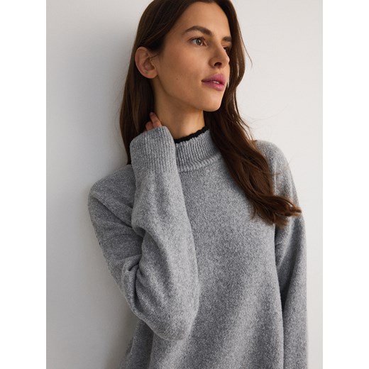 Sweter damski Reserved z golfem 