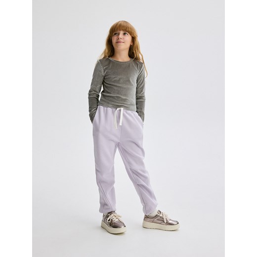 Reserved - Spodnie dresowe - lawendowy Reserved 122 (6-7 lat) Reserved