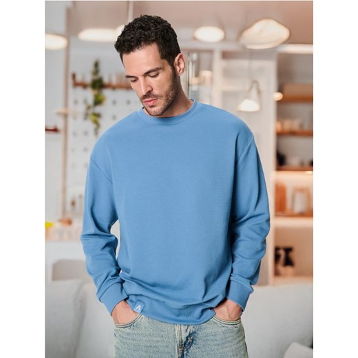 Sinsay - Bluza - niebieski ze sklepu Sinsay w kategorii Bluzy męskie - zdjęcie 175869688