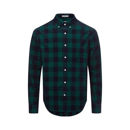 Gant Męska koszula casual Mężczyźni Regular Fit Bawełna medium stone w kratkę ze sklepu vangraaf w kategorii Koszule męskie - zdjęcie 175869958
