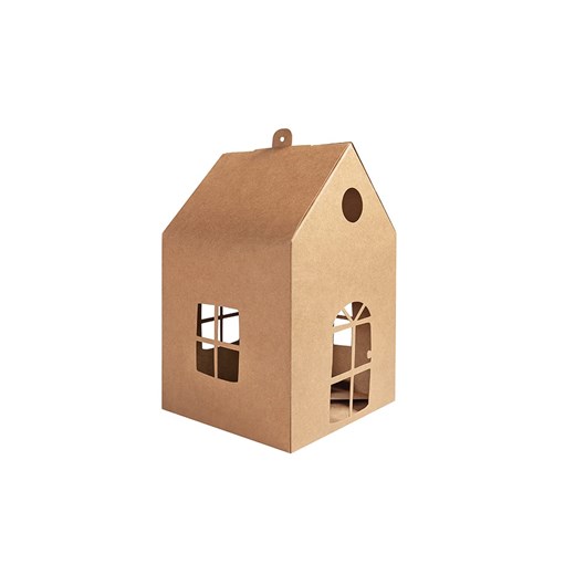 Folia Domki (6 szt.) w kolorze jasnobrązowym z papieru kraftowego Folia onesize okazyjna cena Limango Polska