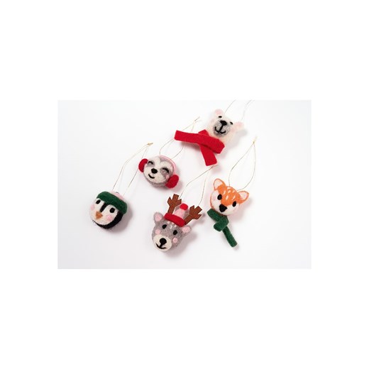 Folia Filcowe kolorowe kulki &quot;Winter Animals&quot; (5 szt.) Folia onesize okazja Limango Polska