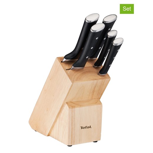 Tefal 6-częściowy zestaw &quot;Ice Force&quot; w kolorze brązowym ze sklepu Limango Polska w kategorii Noże kuchenne - zdjęcie 175874758