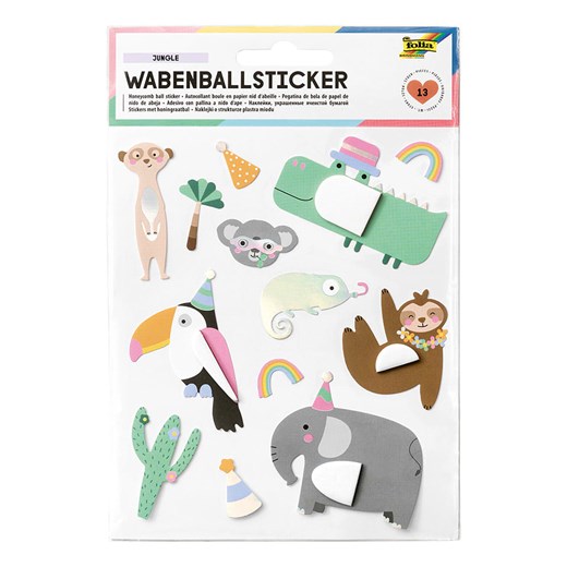 folia PAPER Naklejki &quot;Jungle&quot; ze sklepu Limango Polska w kategorii Zabawki - zdjęcie 175874956