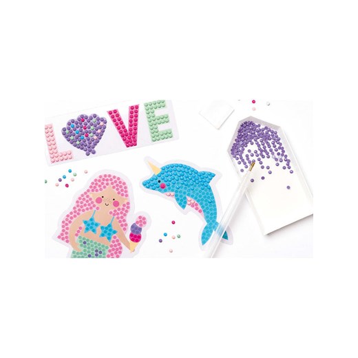 Folia Zestaw &quot;MERMAID&quot; do malowania diamentami w różnych kolorach Folia onesize okazja Limango Polska