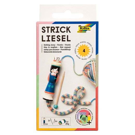 folia PAPER Zestaw &quot;Knitting Jenny&quot; ze wzorem do rękodzieła ze sklepu Limango Polska w kategorii Zabawki - zdjęcie 175875475