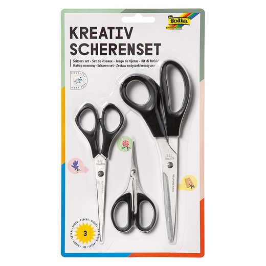 folia PAPER Nożyczki (3 szt.) w kolorze czarnym ze sklepu Limango Polska w kategorii Zabawki - zdjęcie 175875535