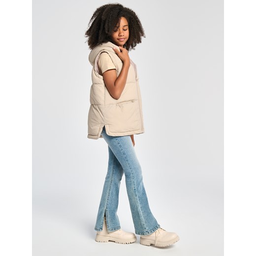Sinsay - Kamizelka pikowana - beżowy Sinsay 164 Sinsay
