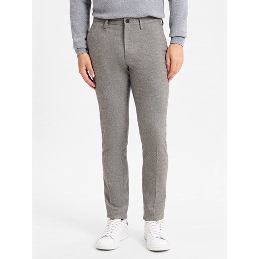 Tommy Hilfiger Spodnie - Bleecker Mężczyźni jasny szary marmurkowy ze sklepu vangraaf w kategorii Spodnie męskie - zdjęcie 175878035