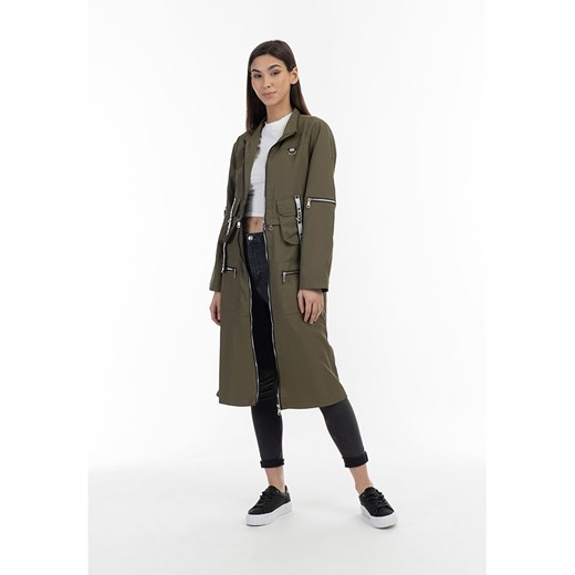 myMo Płaszcz przejściowy 2w1 w kolorze oliwkowym ze sklepu Limango Polska w kategorii Płaszcze damskie - zdjęcie 175879025