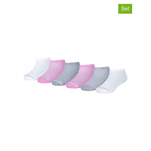 Converse Skarpety (6 par) w kolorze białym, jasnoróżowym i szarym ze sklepu Limango Polska w kategorii Skarpetki dziecięce - zdjęcie 175879087