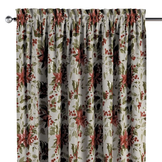 Zasłona na kanale z grzywką 1 szt. ze sklepu dekoria.pl w kategorii Zasłony - zdjęcie 175881475