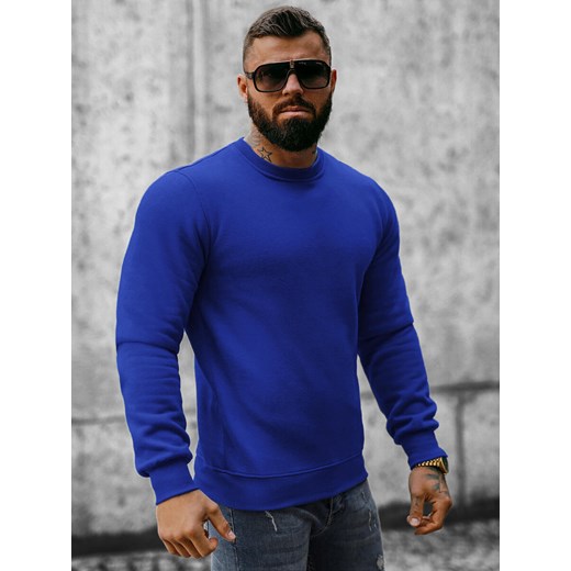Bluza męska kobaltowa OZONEE JS/2001-10Z Ozonee XL promocja ozonee.pl