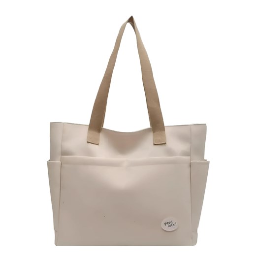 Duża torba sportowa - Beżowy / Uniwersalny ze sklepu Valetta.pl w kategorii Torby Shopper bag - zdjęcie 175899299