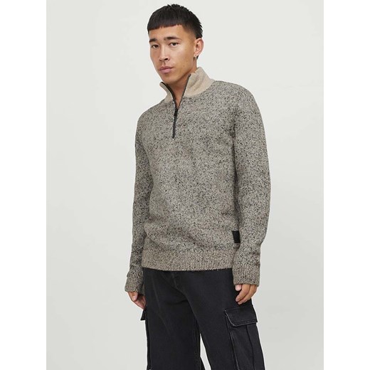 Jack &amp; Jones Sweter &quot;Space&quot; w kolorze czarnym ze sklepu Limango Polska w kategorii Swetry męskie - zdjęcie 175910267
