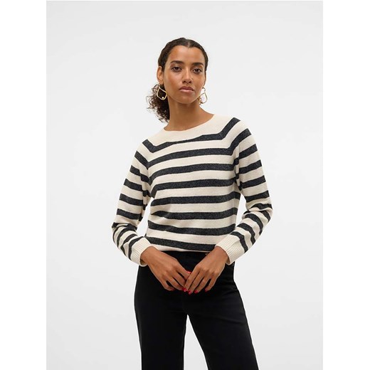 Vero Moda Sweter w kolorze biało-czarnym ze sklepu Limango Polska w kategorii Swetry damskie - zdjęcie 175910305