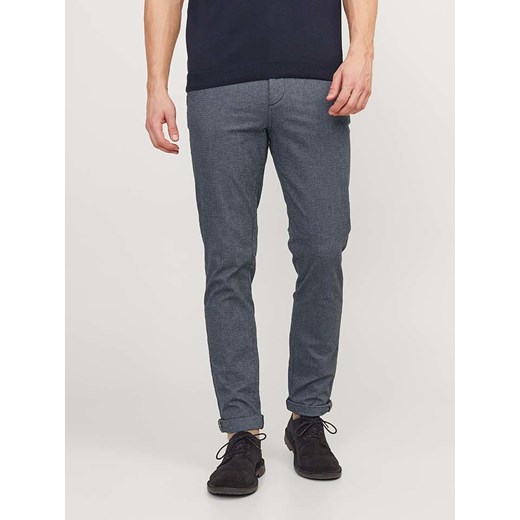 Jack &amp; Jones Spodnie chino &quot;Marco&quot; w kolorze granatowym ze sklepu Limango Polska w kategorii Spodnie męskie - zdjęcie 175910346