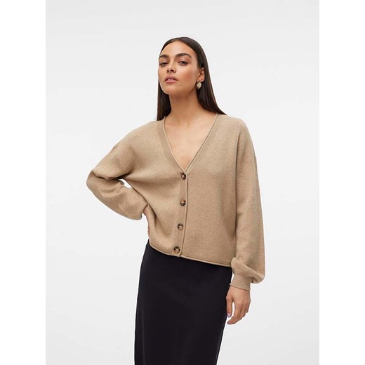 Vero Moda Kardigan w kolorze karmelowym ze sklepu Limango Polska w kategorii Swetry damskie - zdjęcie 175910486