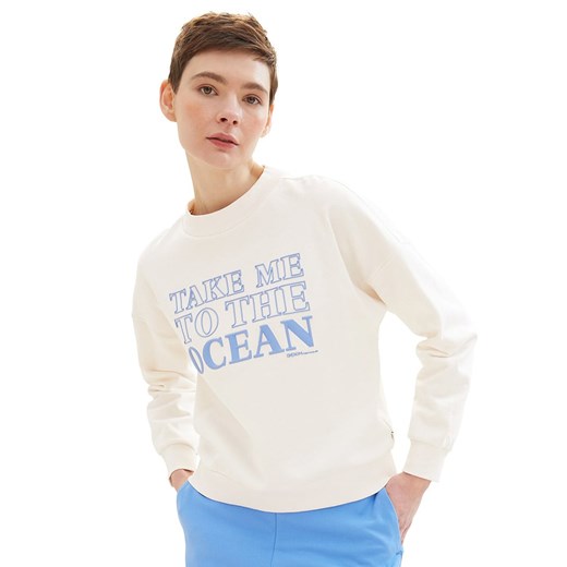 Tom Tailor Bluza w kolorze kremowym ze sklepu Limango Polska w kategorii Bluzy damskie - zdjęcie 175910707