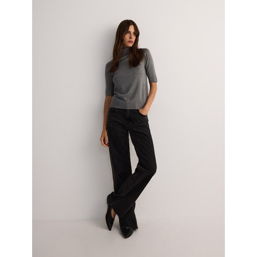 Reserved - Golf z wiskozą - szary Reserved XL Reserved