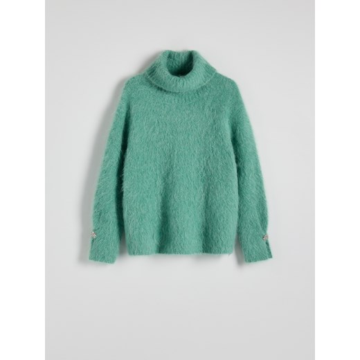 Sweter damski miętowy Reserved