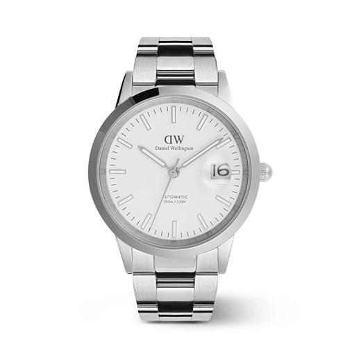 Daniel Wellington zegarek męski kolor srebrny DW00100754 ze sklepu ANSWEAR.com w kategorii Zegarki - zdjęcie 175914626