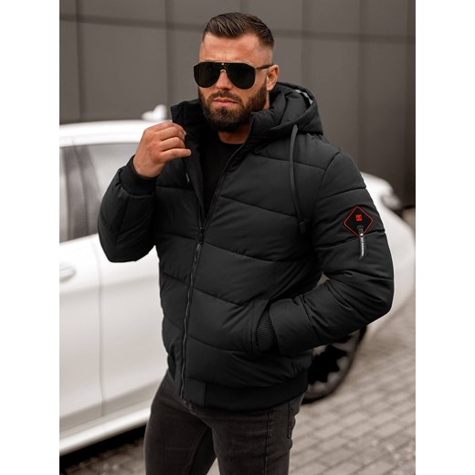 Kurtka zimowa męska czarna OZONEE JS/31M5031/392 Ozonee 3XL/56 ozonee.pl