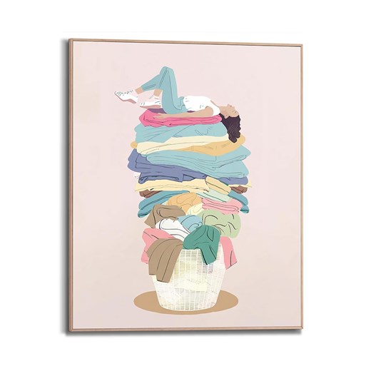 Orangewallz Druk artystyczny &quot;High Laundry&quot; w ramce ze sklepu Limango Polska w kategorii Obrazy - zdjęcie 175916426