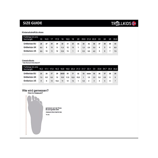 Szare buty zimowe dziecięce Trollkids na rzepy