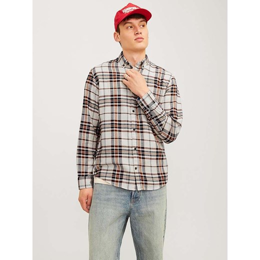 Jack &amp; Jones Koszula &quot;Classic Autumn&quot; w kolorze kremowo-brązowym ze sklepu Limango Polska w kategorii Koszule męskie - zdjęcie 175917416