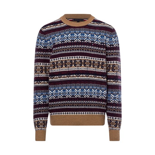 Tommy Hilfiger Sweter z zawartością wełny Mężczyźni wielokolorowy wzorzysty ze sklepu vangraaf w kategorii Swetry męskie - zdjęcie 175924269