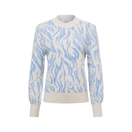 comma casual identity Sweter damski Kobiety beżowy wzorzysty ze sklepu vangraaf w kategorii Swetry damskie - zdjęcie 175924297