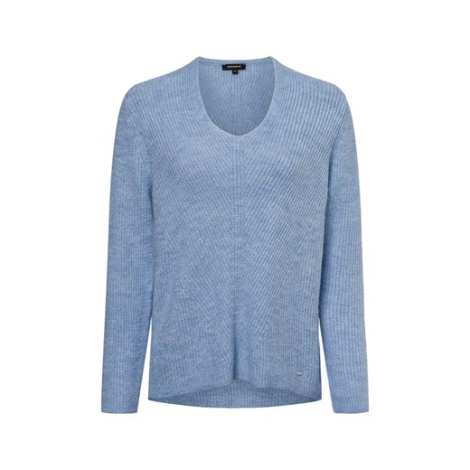 More & More Sweter damski Kobiety jasnoniebieski marmurkowy ze sklepu vangraaf w kategorii Swetry damskie - zdjęcie 175924309