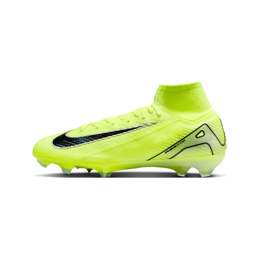 Korki piłkarskie typu high top na twardą murawę Nike Mercurial Superfly 10 Elite - Żółty ze sklepu Nike poland w kategorii Buty sportowe męskie - zdjęcie 175925539