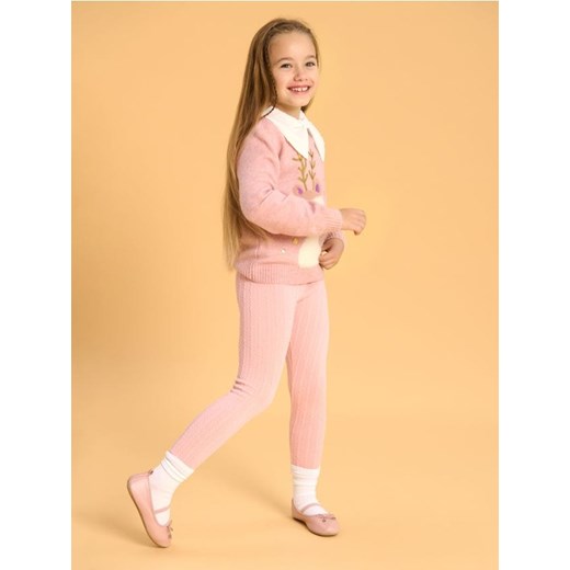 Sinsay - Legginsy - różowy ze sklepu Sinsay w kategorii Spodnie dziewczęce - zdjęcie 175928896