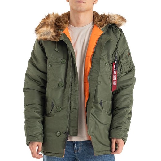 Kurtka Alpha Industries Parka N3B VF 59 10314101 - zielona ze sklepu streetstyle24.pl w kategorii Kurtki męskie - zdjęcie 175929047