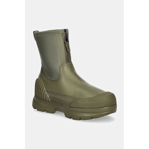 UGG kalosze Neumel X Zip damskie kolor zielony 1158235-BVS ze sklepu ANSWEAR.com w kategorii Kalosze damskie - zdjęcie 175932125