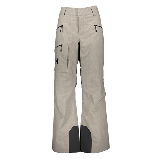 Helly Hansen Spodnie narciarskie &quot;Powderqueen&quot; w kolorze beżowym ze sklepu Limango Polska w kategorii Spodnie damskie - zdjęcie 175933539