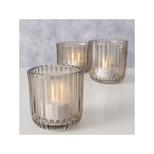 Boltze Świeczniki (3 szt.) &quot;Sikel&quot; w kolorze beżowym Boltze onesize promocyjna cena Limango Polska