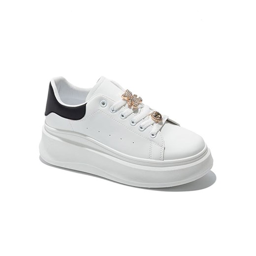 C&apos;M Sneakersy w kolorze białym ze sklepu Limango Polska w kategorii Buty sportowe damskie - zdjęcie 175933707