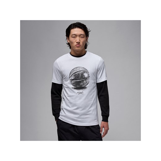 T-shirt męski Jordan - Biel Jordan XXL Nike poland