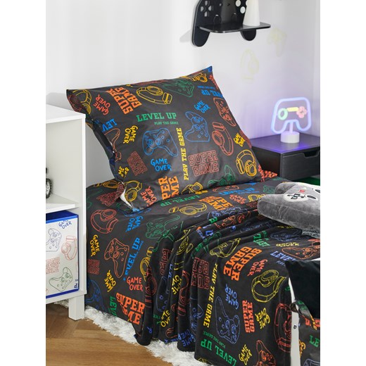 Sinsay - Komplet pościeli 160x200 - czarny Sinsay One Size Sinsay