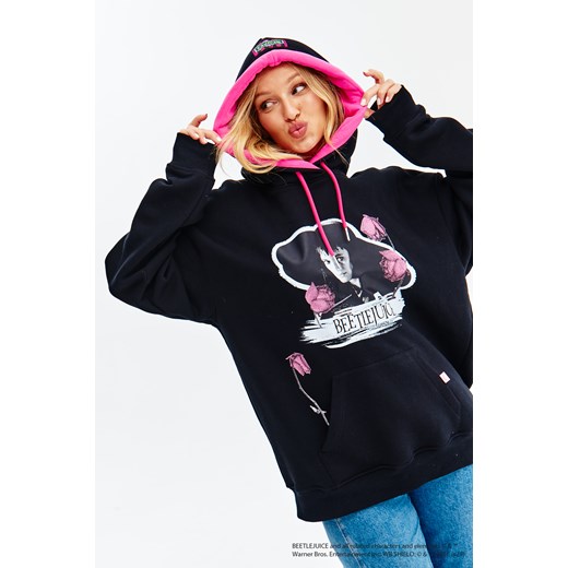 Bluza z kapturem Beetlejuice XS ze sklepu NAOKO w kategorii Bluzy damskie - zdjęcie 175946249