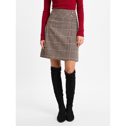 Spódnica Franco Callegari mini w kratkę 