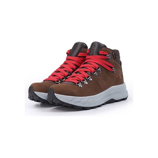 Buty trekkingowe damskie brązowe Dachstein gore-tex sportowe sznurowane