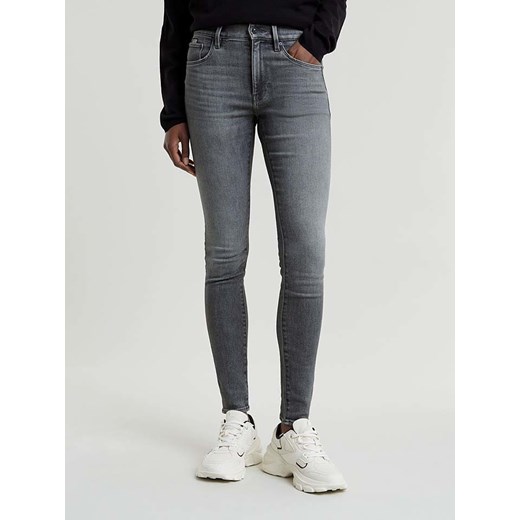 G-Star Dżinsy - Skinny fit - w kolorze szarym ze sklepu Limango Polska w kategorii Jeansy damskie - zdjęcie 175950347
