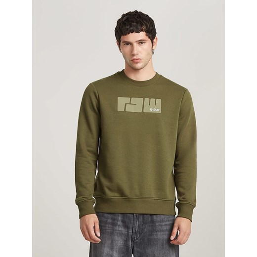 G-Star Bluza w kolorze khaki ze sklepu Limango Polska w kategorii Bluzy męskie - zdjęcie 175950535