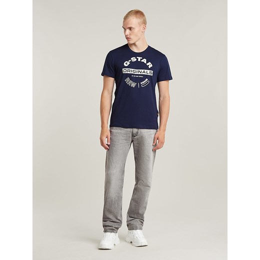 T-shirt męski G-Star niebieski